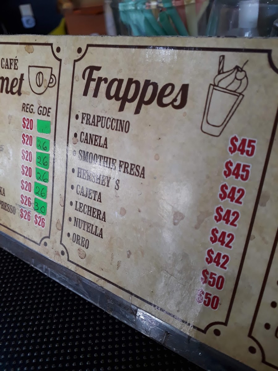 Cafe Wadi Menu