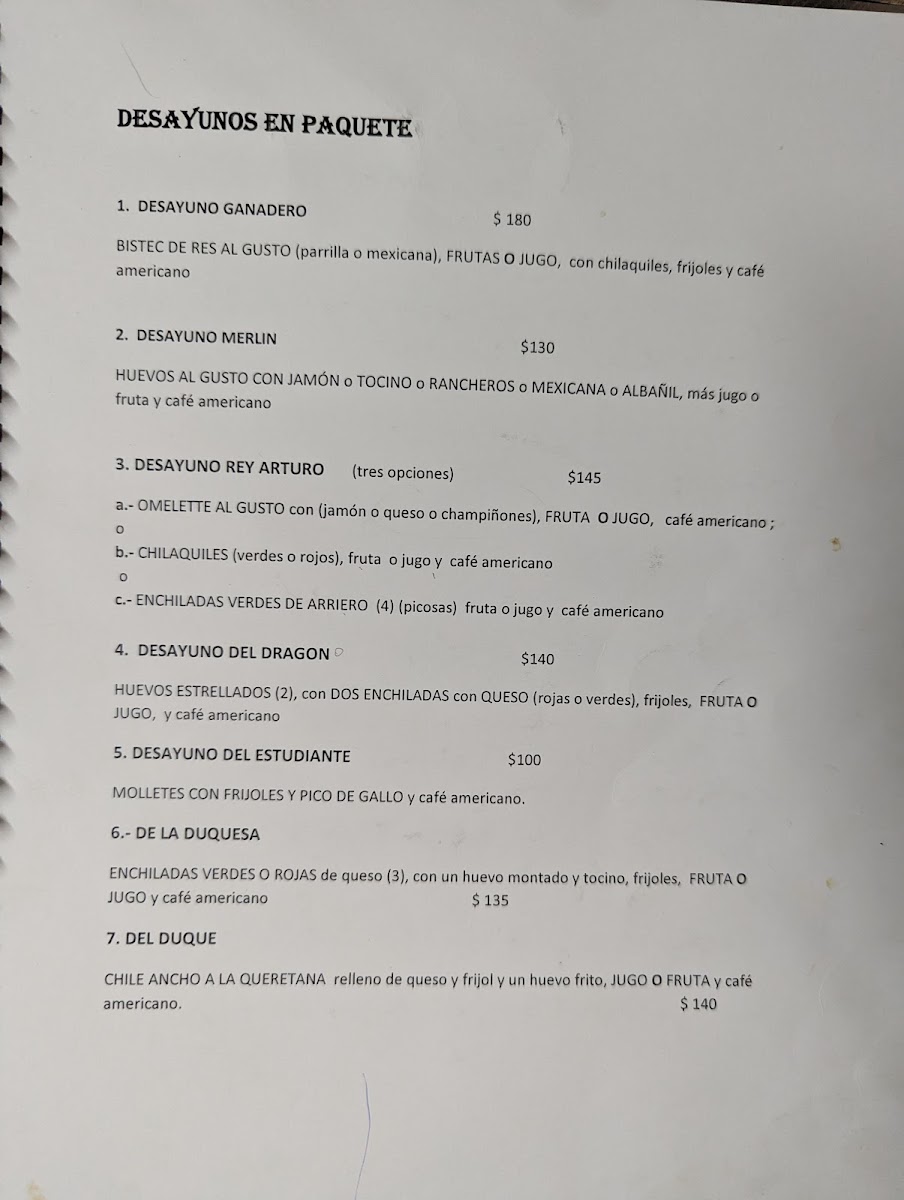 Cafeteria La Duquesa Menu Photo 4