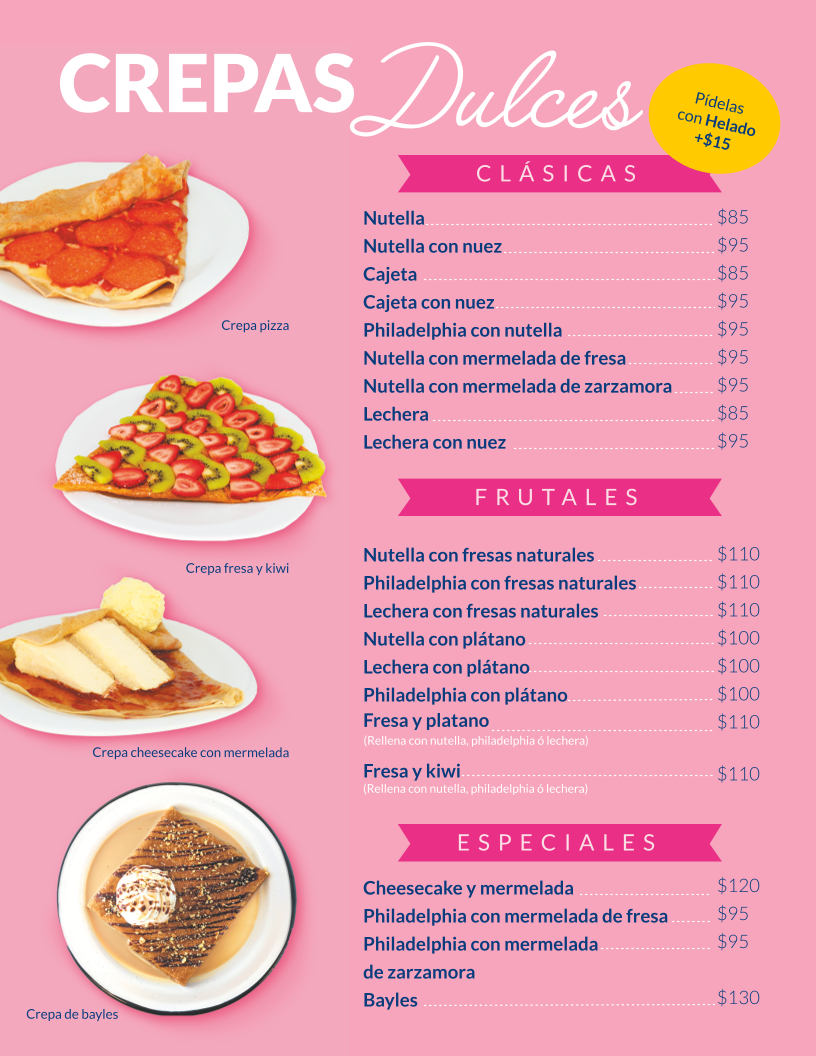 Caffeto Menu