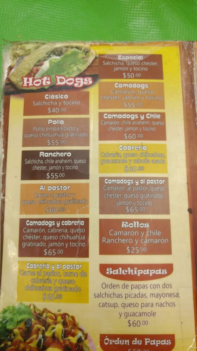 Camadogs Menu Photo 5