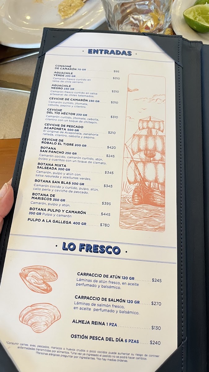 Campomar Menu