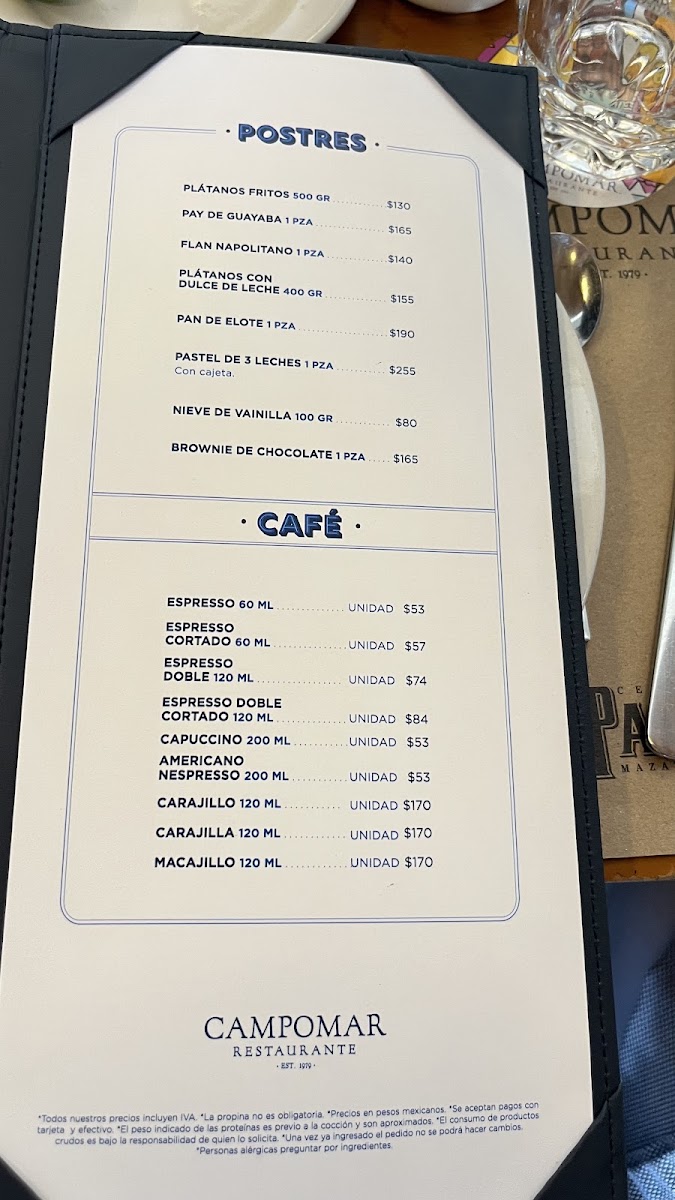 Campomar Menu Photo 4
