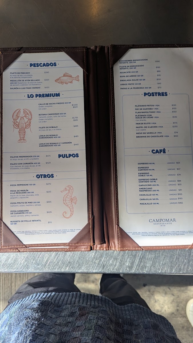 Campomar Menu Photo 9