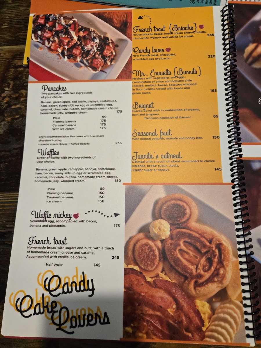 Candy Cake Breakfast And Dessert Menu Photo 3