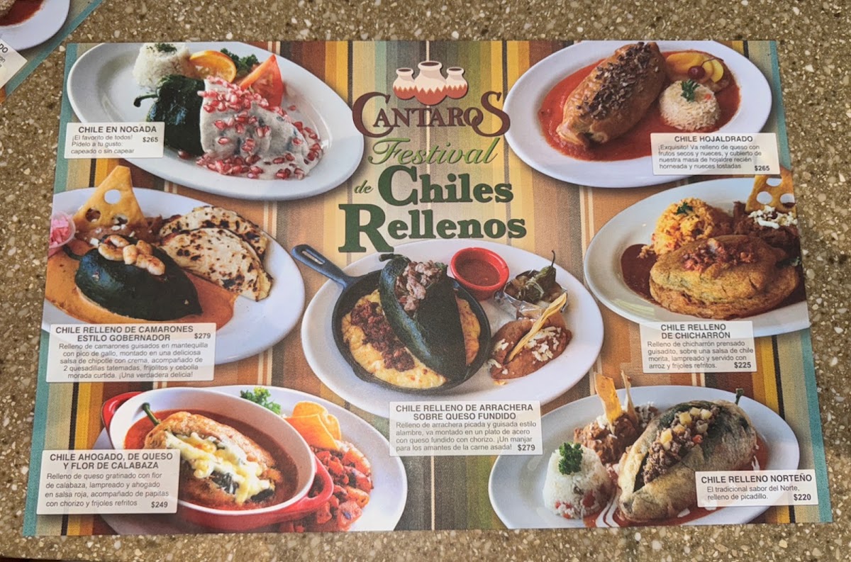 Cantaros Menu Photo 2