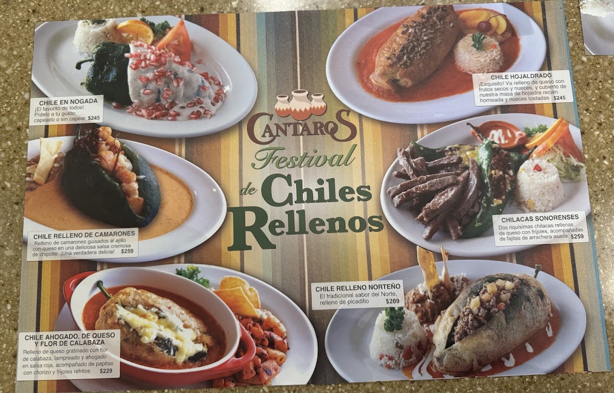 Cantaros Menu Photo 4