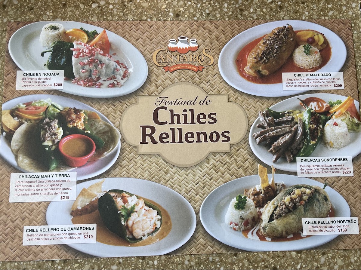 Cantaros Menu Photo 6