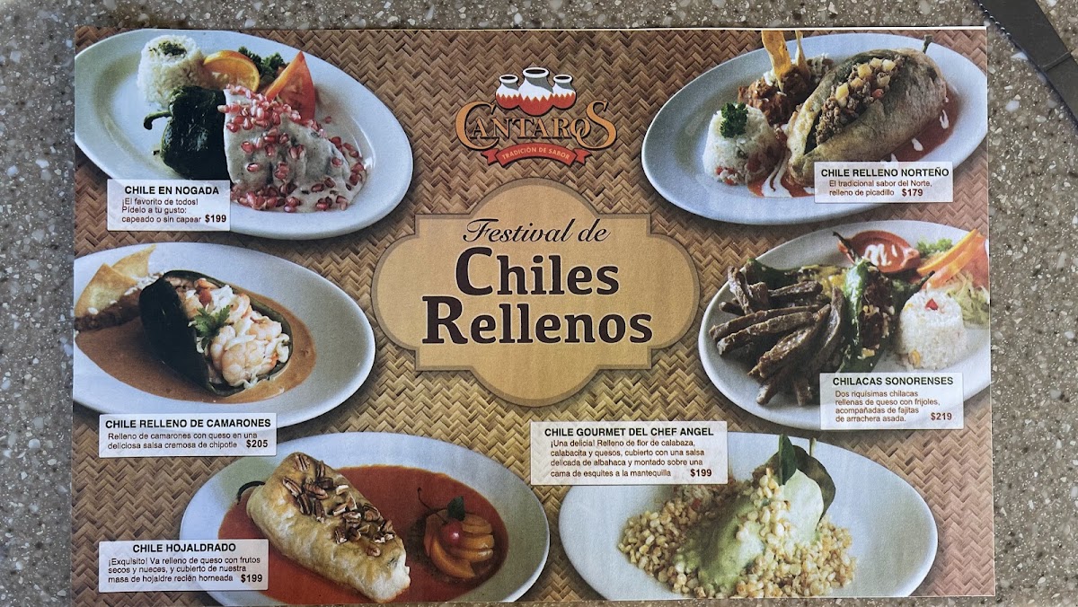 Cantaros Menu Photo 9