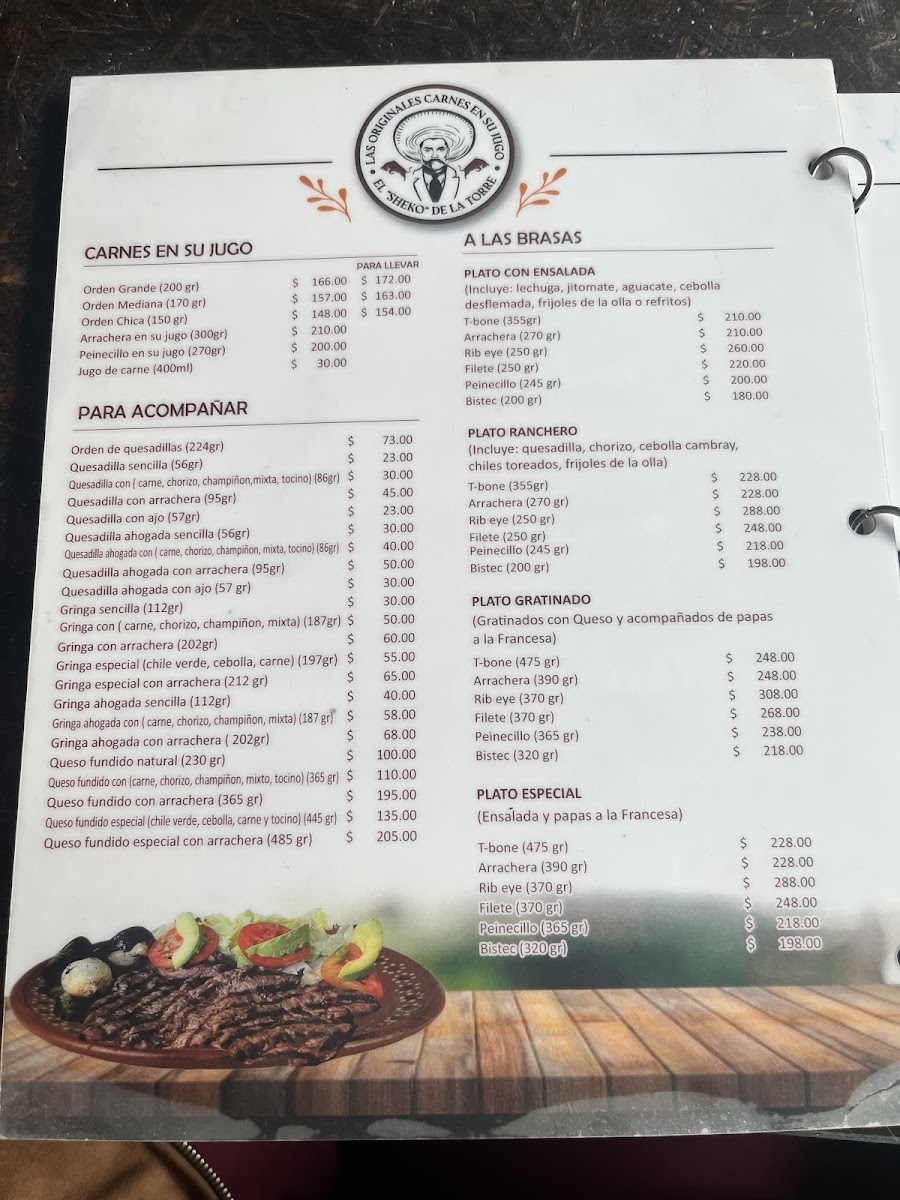 Carne En Su Jugo 'el Sheko De La Torre' Menu Photo 9