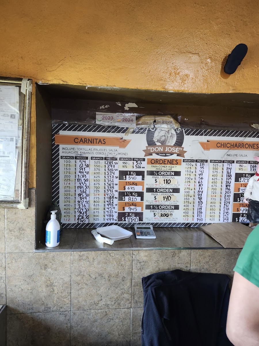 Carnitas Don Jose Menu Photo 2
