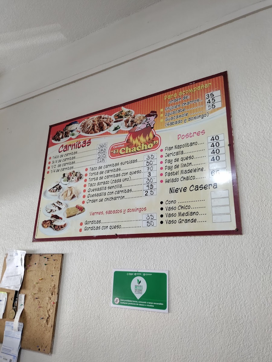 Carnitas El Chacho Menu Photo 4