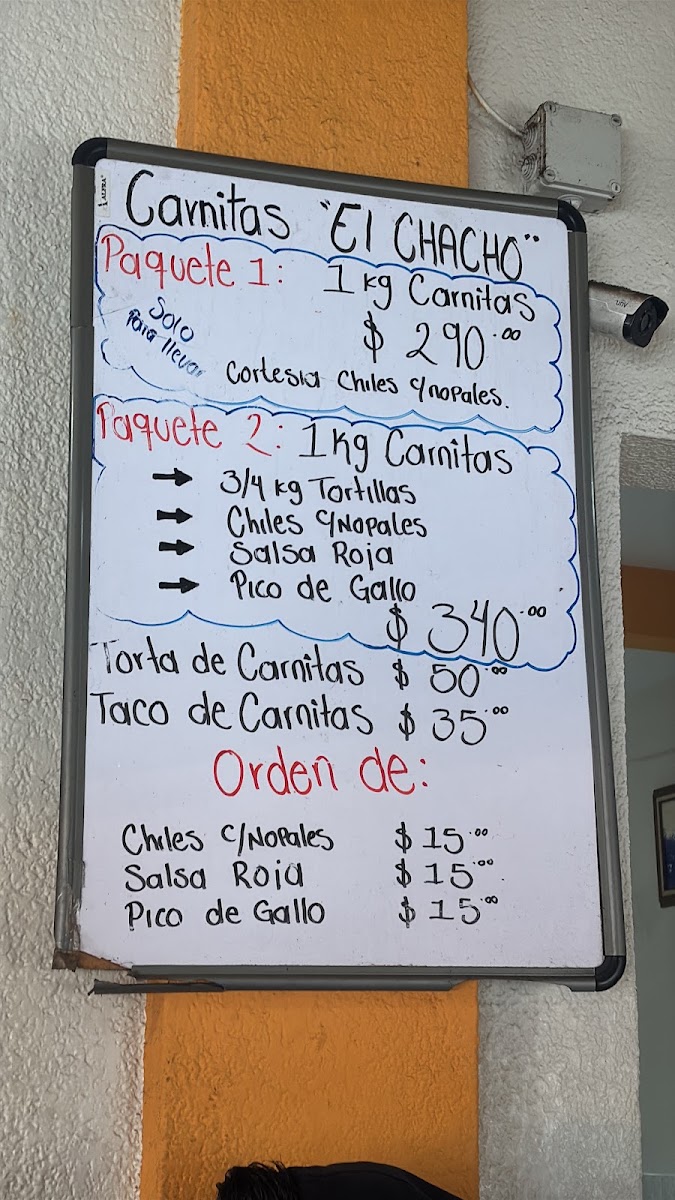 Carnitas El Chacho Menu Photo 5