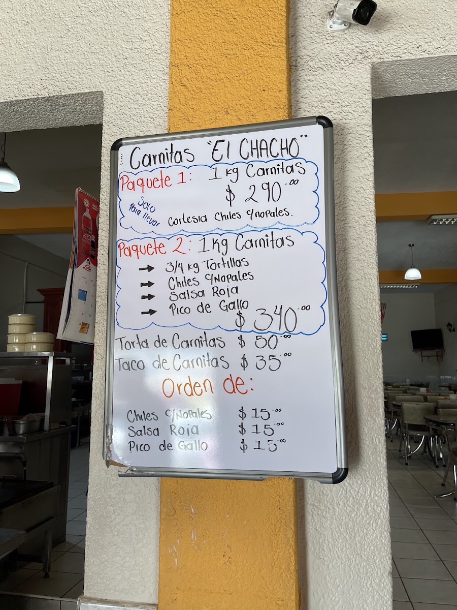 Carnitas El Chacho Menu Photo 6