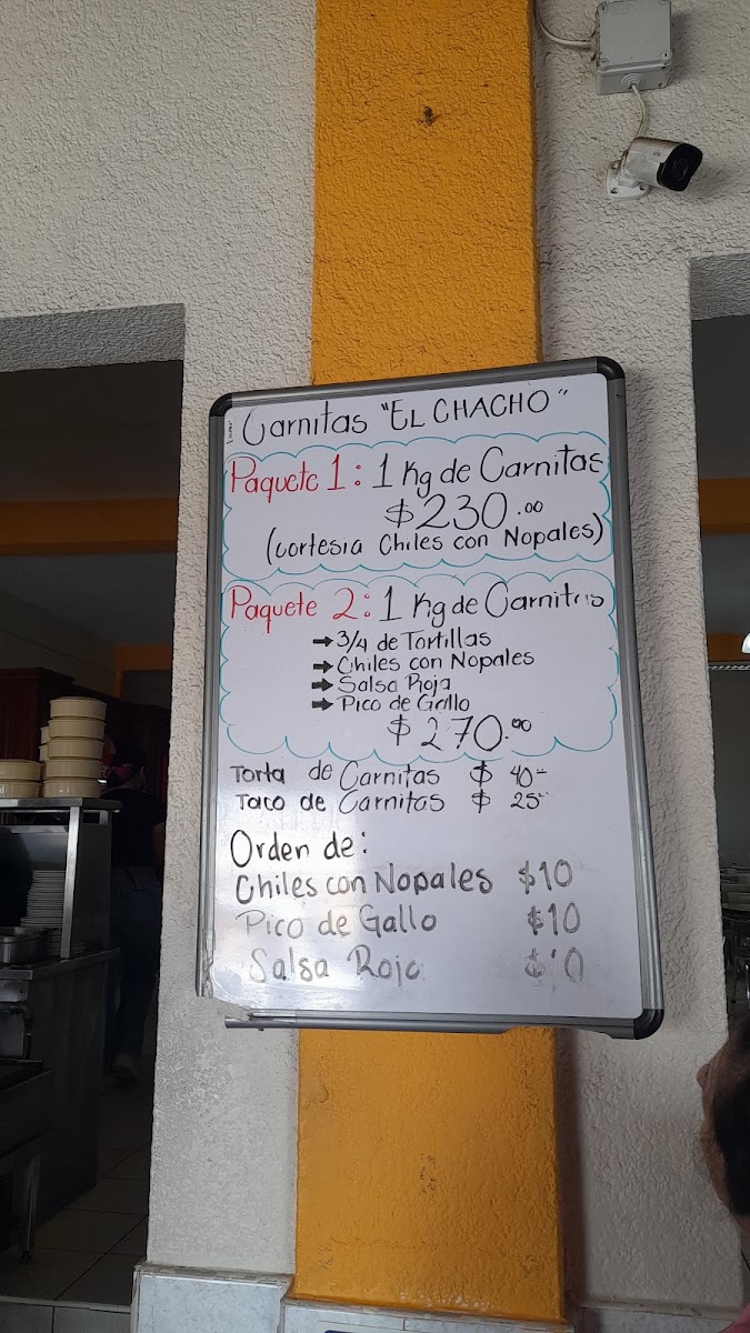 Carnitas El Chacho Menu Photo 7