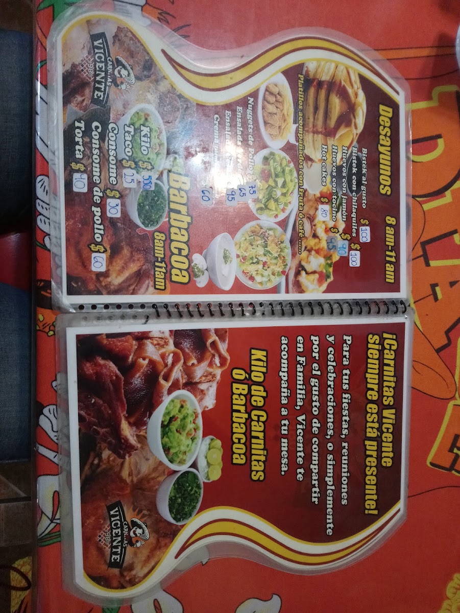 Carnitas Vicente Menu Photo 9