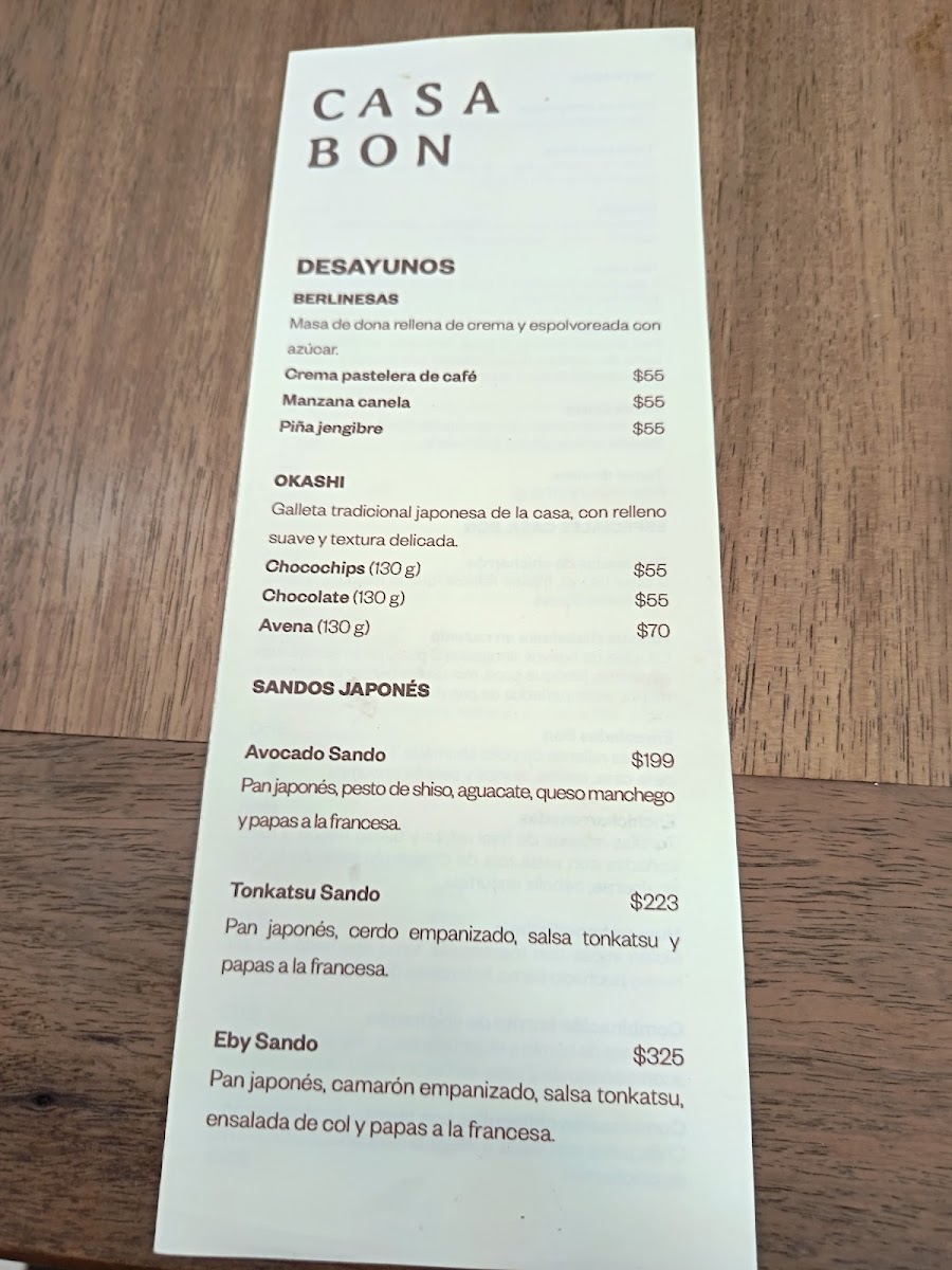 Casa Bon Menu Photo 5