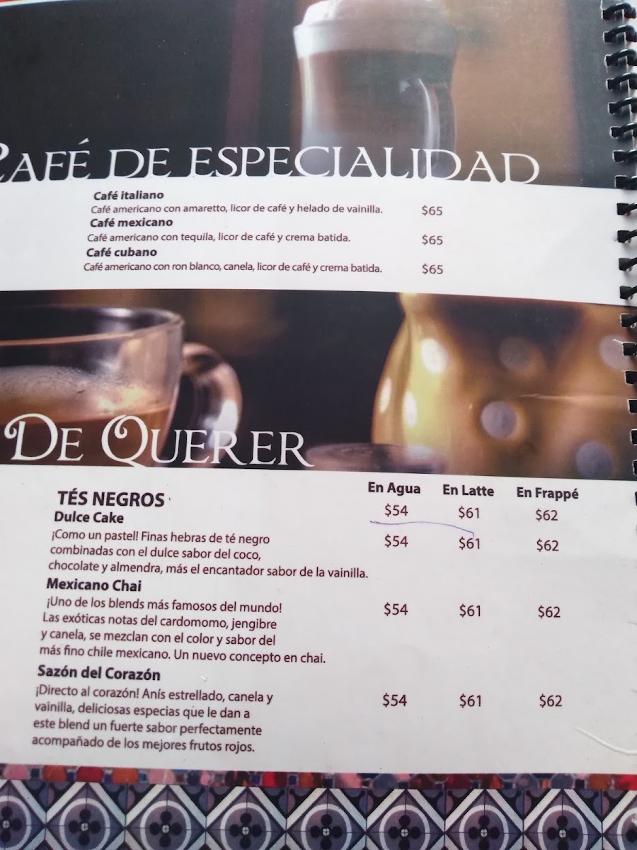 Casa Corazon Menu Photo 3