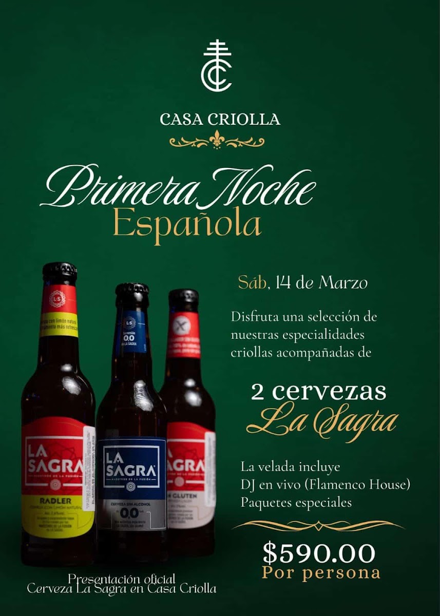 Casa Criolla Menu Photo 2