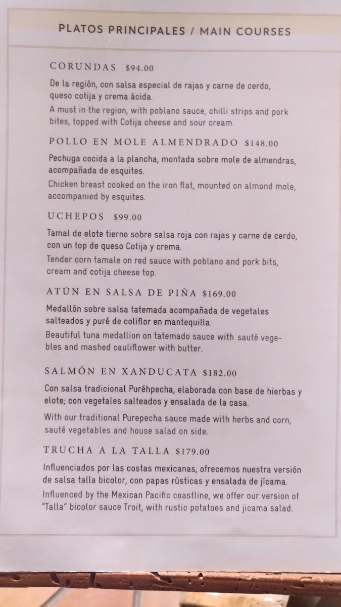Casa Del Naranjo Menu Photo 4