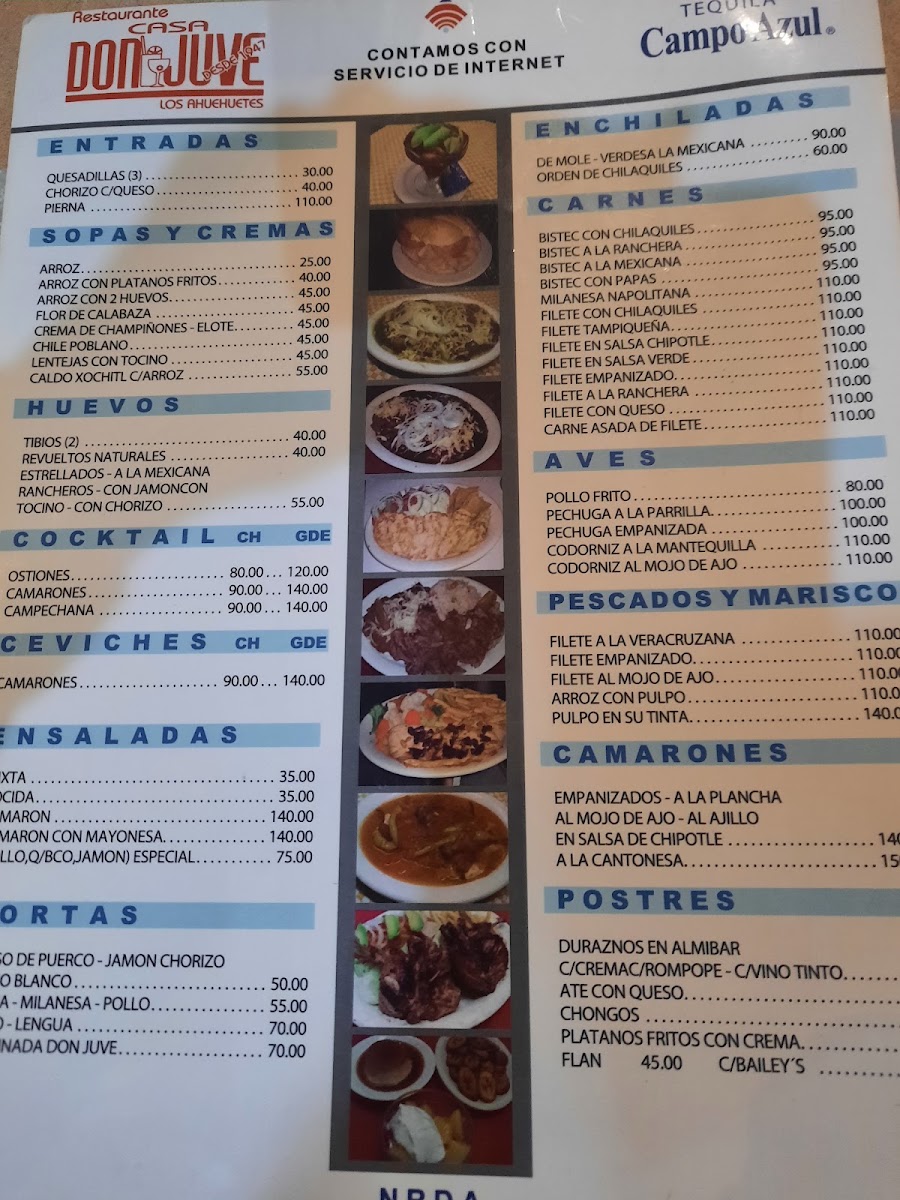 Casa Don Juve Menu Photo 8