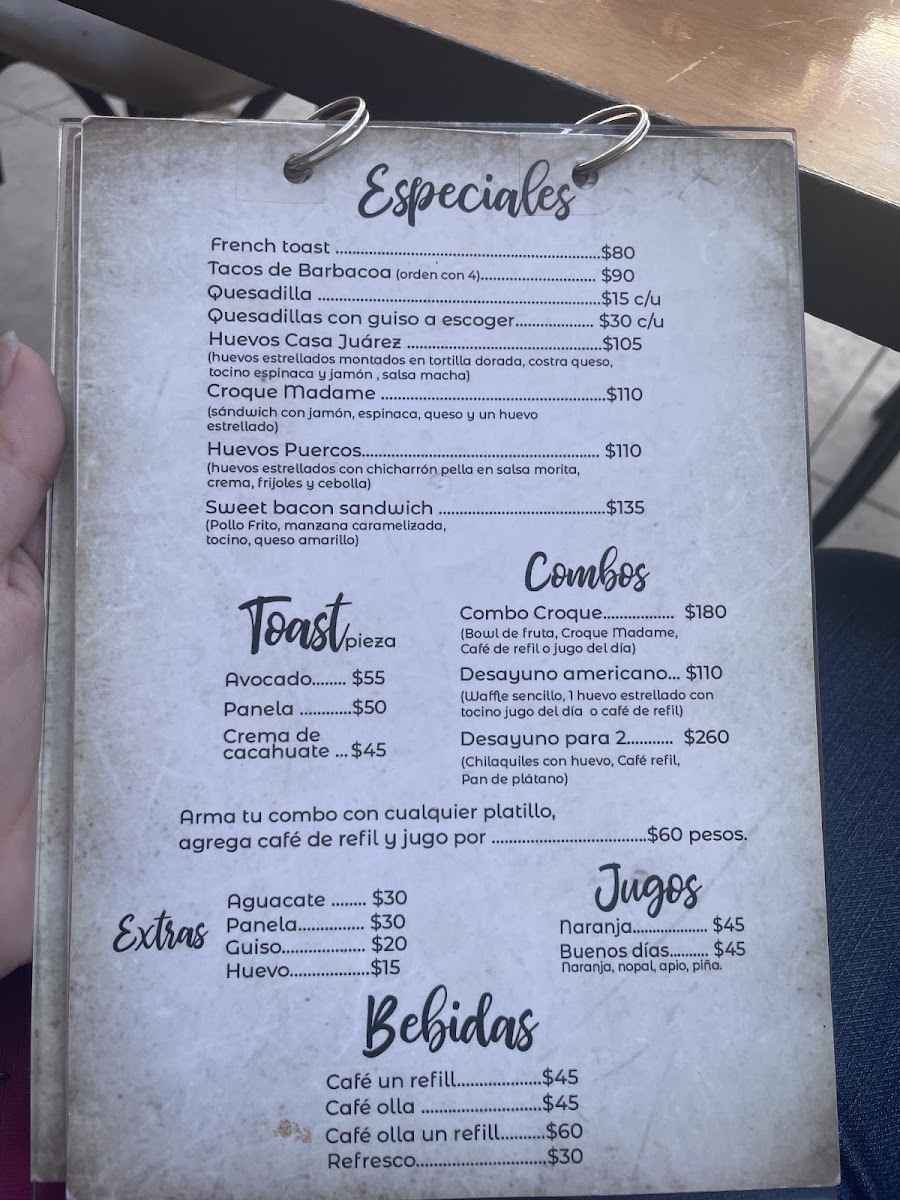 Casa Juárez Menu Photo 3