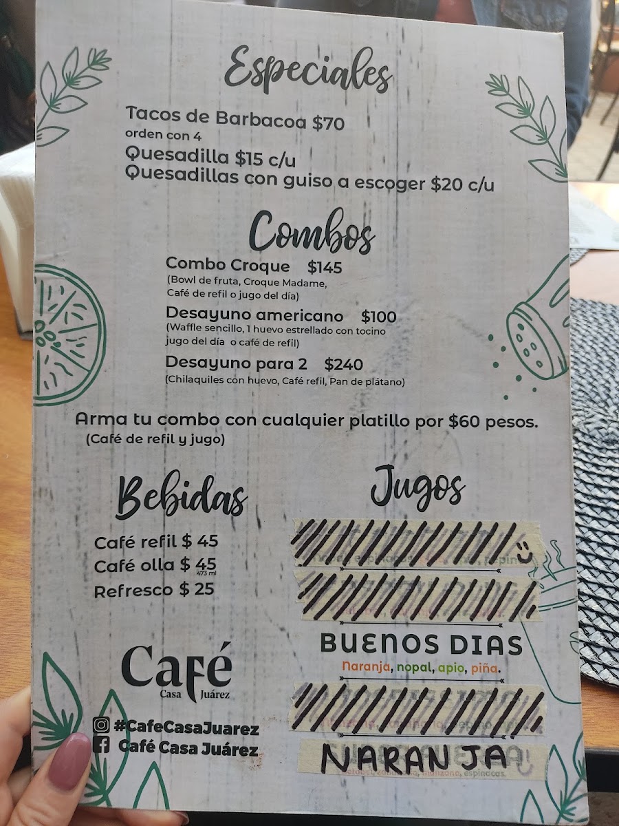 Casa Juárez Menu Photo 6