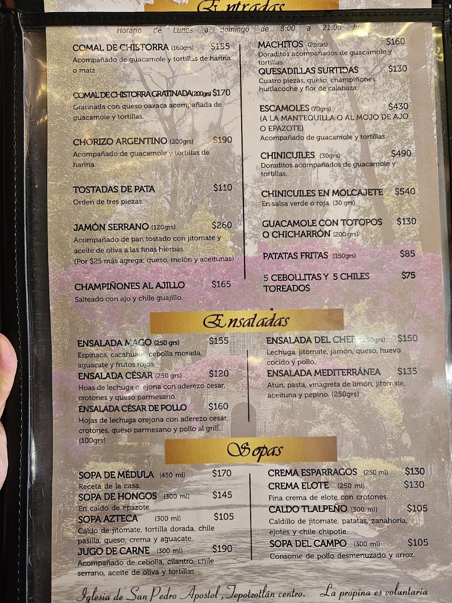 Casa Mago Restaurante-Bar Menu Photo 3