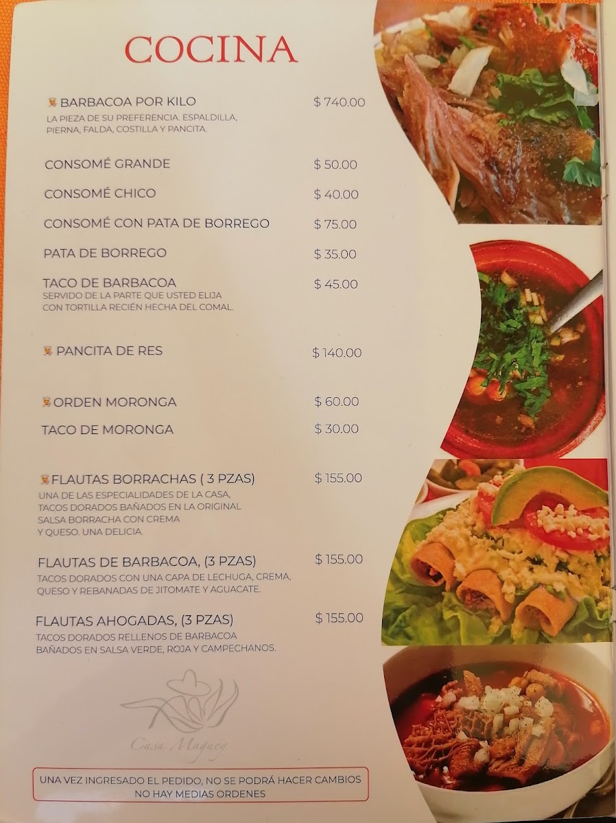 Casa Maguey Menu Photo 3
