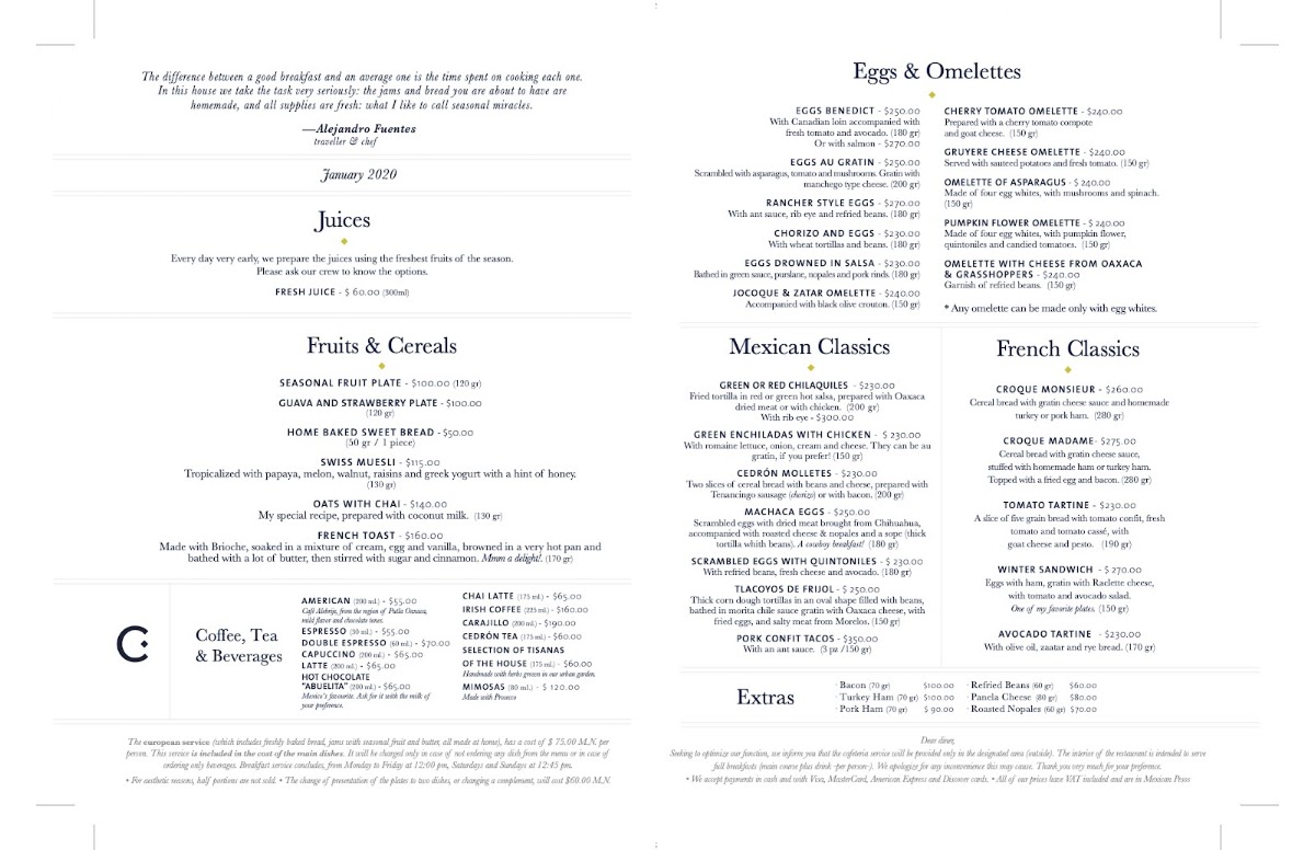 Cedron Menu Photo 6