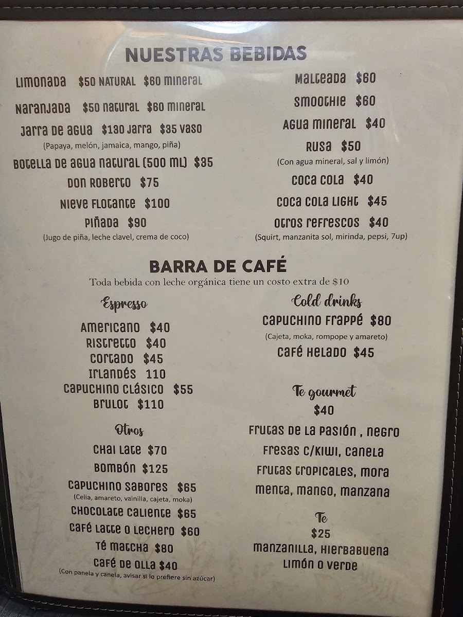 Celias Café Menu Photo 2