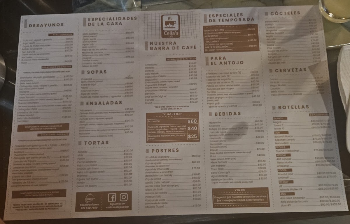 Celias Café Menu Photo 5