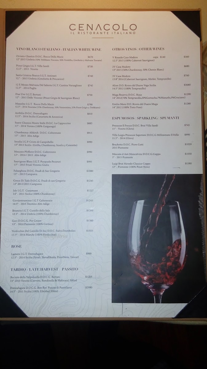 Cenacolo San Pedro Menu Photo 10