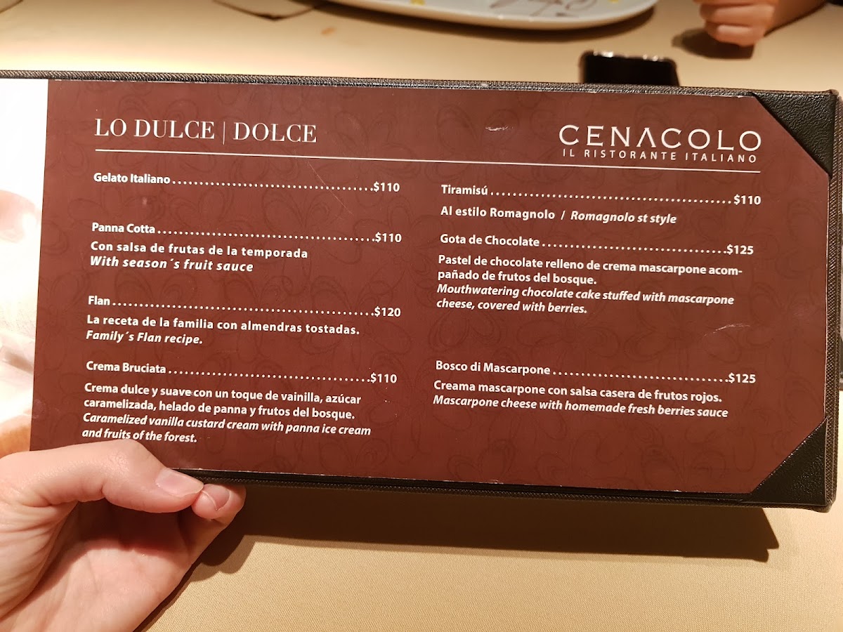Cenacolo San Pedro Menu Photo 6