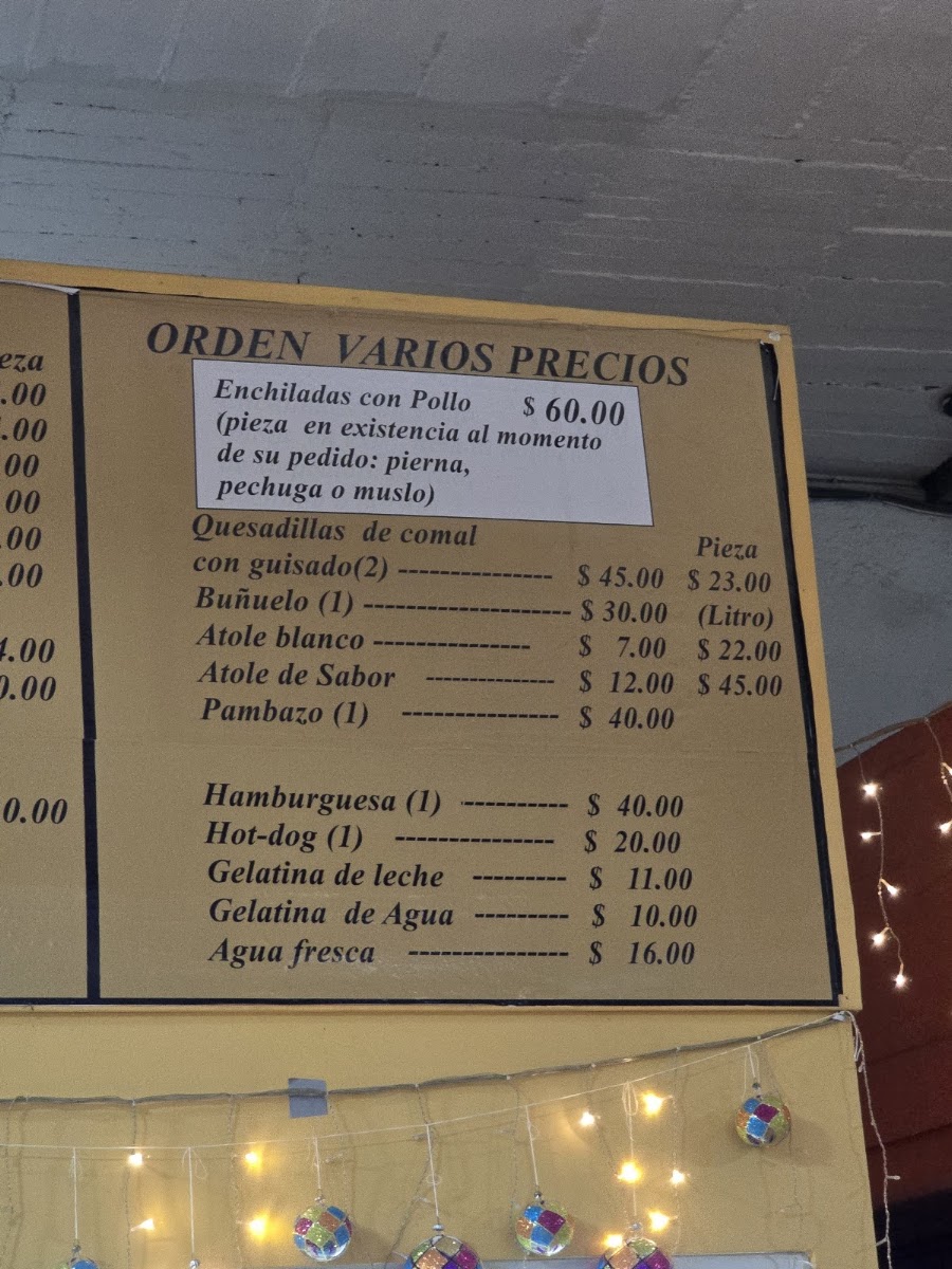 Cenaduria De La Inmaculada Concepcion Menu Photo 10