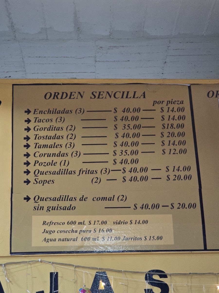 Cenaduria De La Inmaculada Concepcion Menu Photo 7