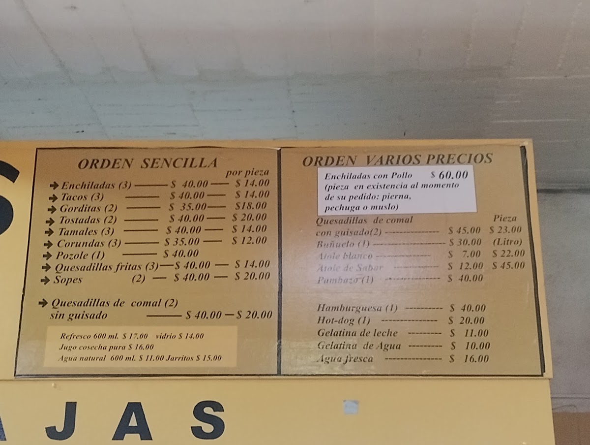 Cenaduria De La Inmaculada Concepcion Menu Photo 8