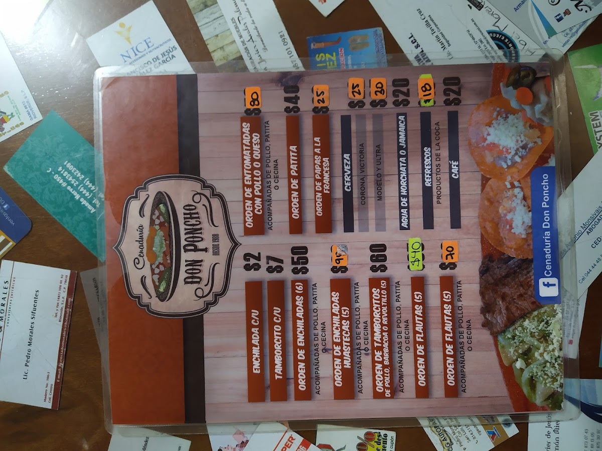Cenaduria Don Poncho Menu Photo 10
