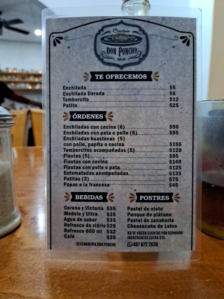 Cenaduria Don Poncho Menu Photo 2