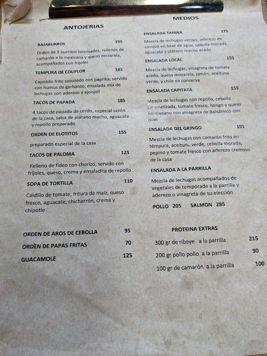 Cenzontle Restaurante Menu Photo 9