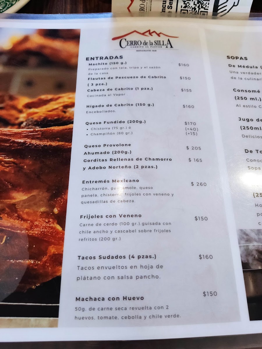 Cerro De La Silla Menu Photo 4