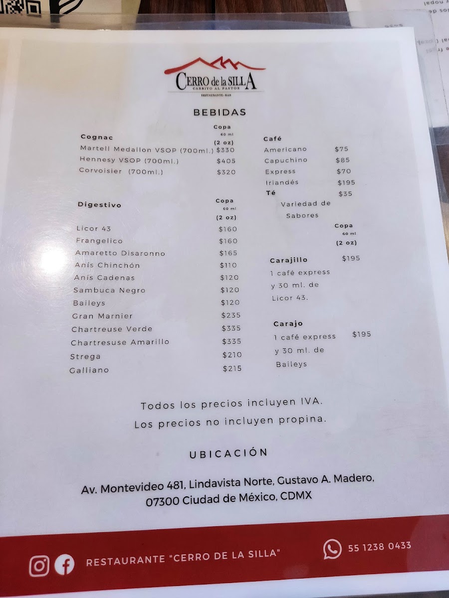 Cerro De La Silla Menu Photo 8