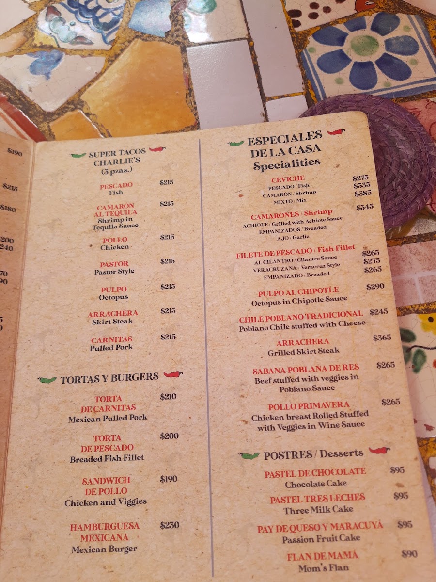 Charlie's Menu Photo 10