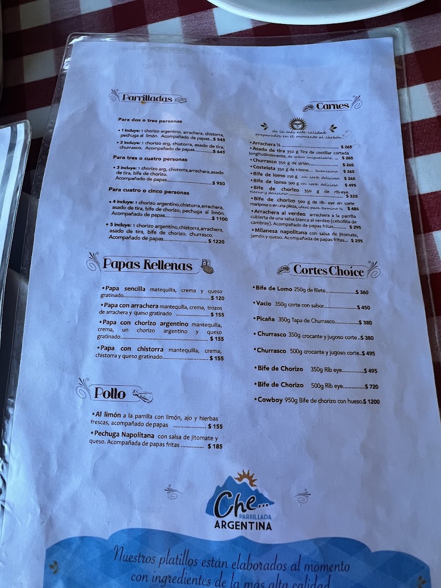 Che.... Parrillada Argentina Menu Photo 3
