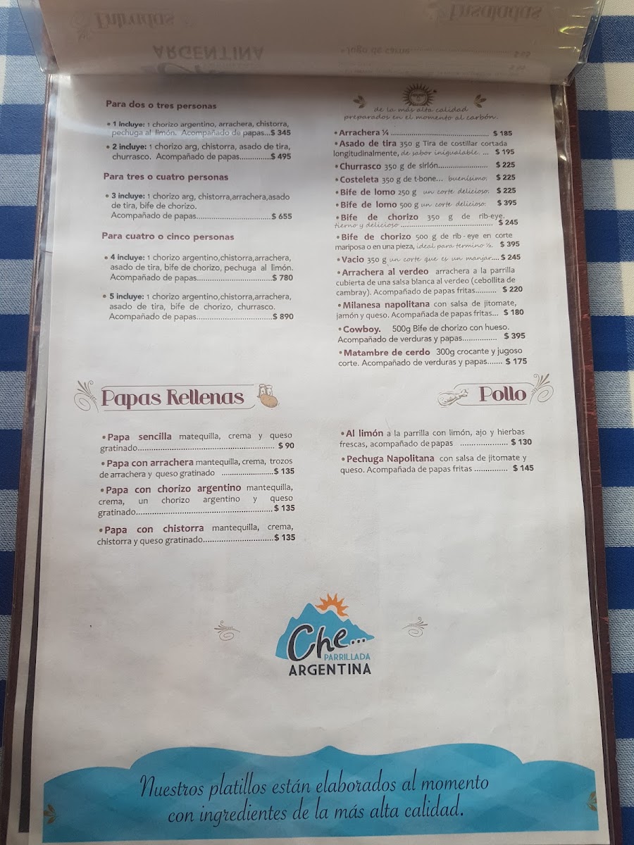 Che.... Parrillada Argentina Menu Photo 5