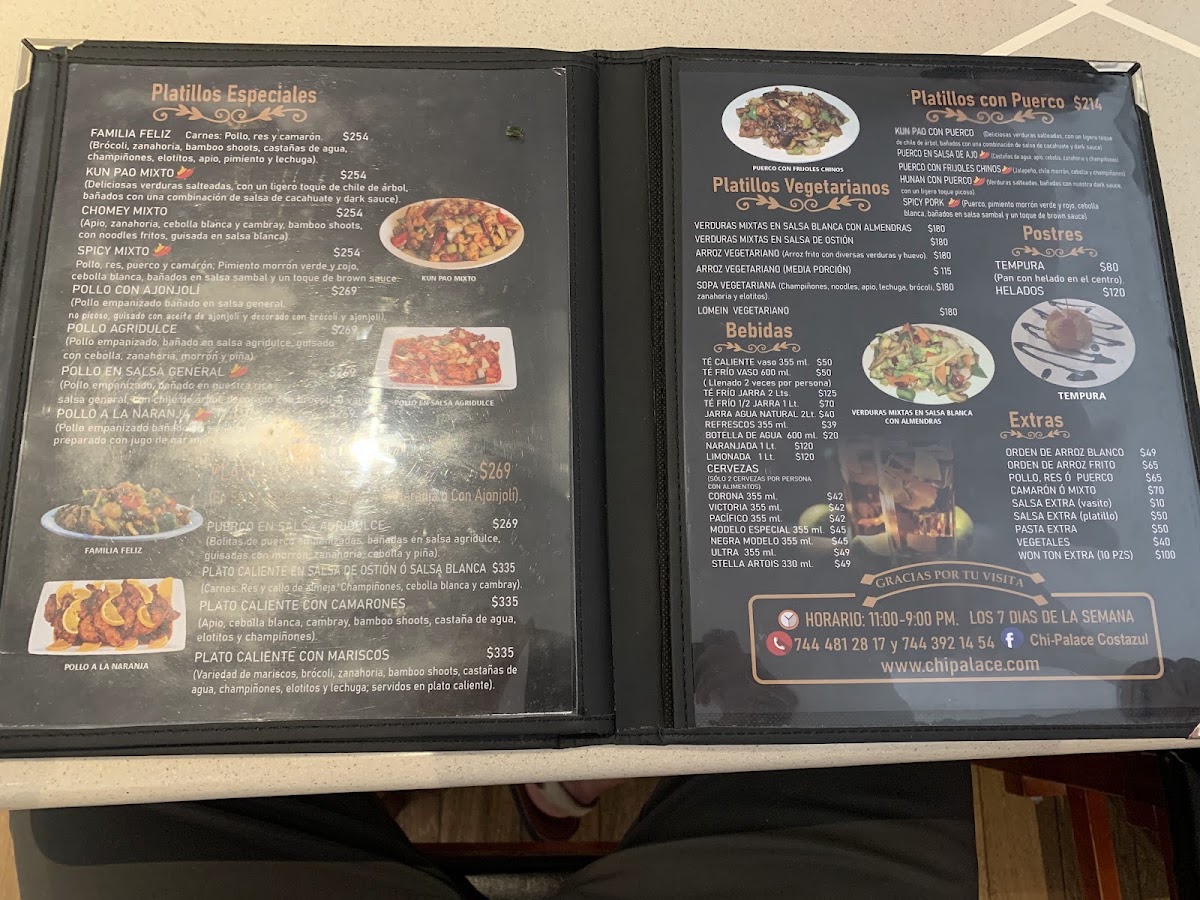 Chi-Palace Costa Azul Menu Photo 2