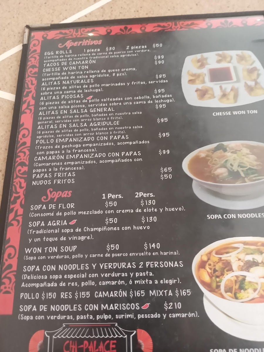 Chi-Palace Costa Azul Menu Photo 8