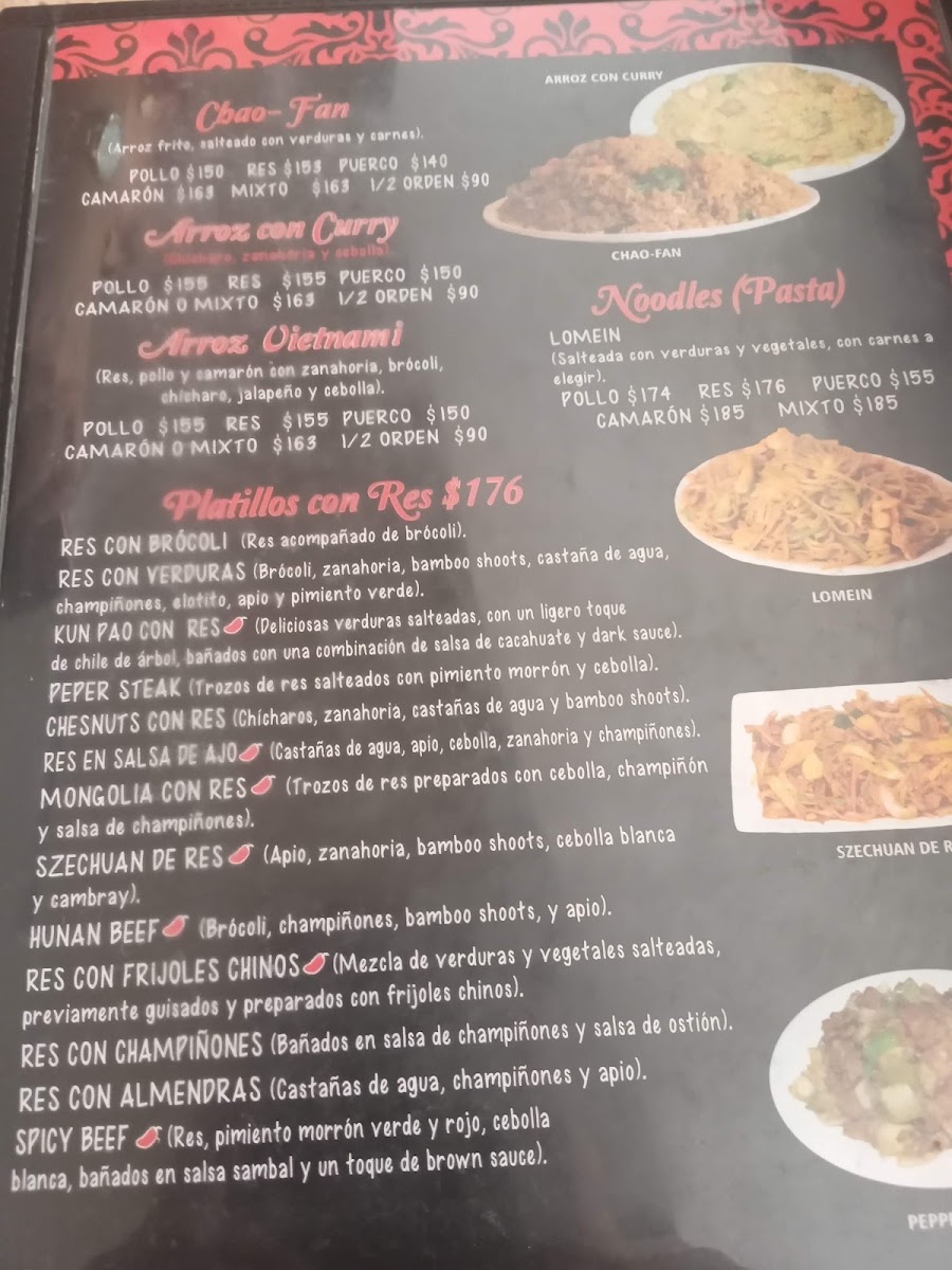 Chi-Palace Costa Azul Menu Photo 9