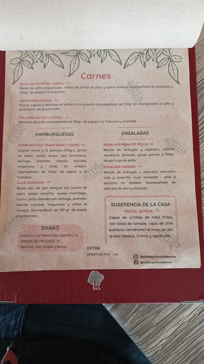 Chilaquiles Aldama San Isidro Menu Photo 3