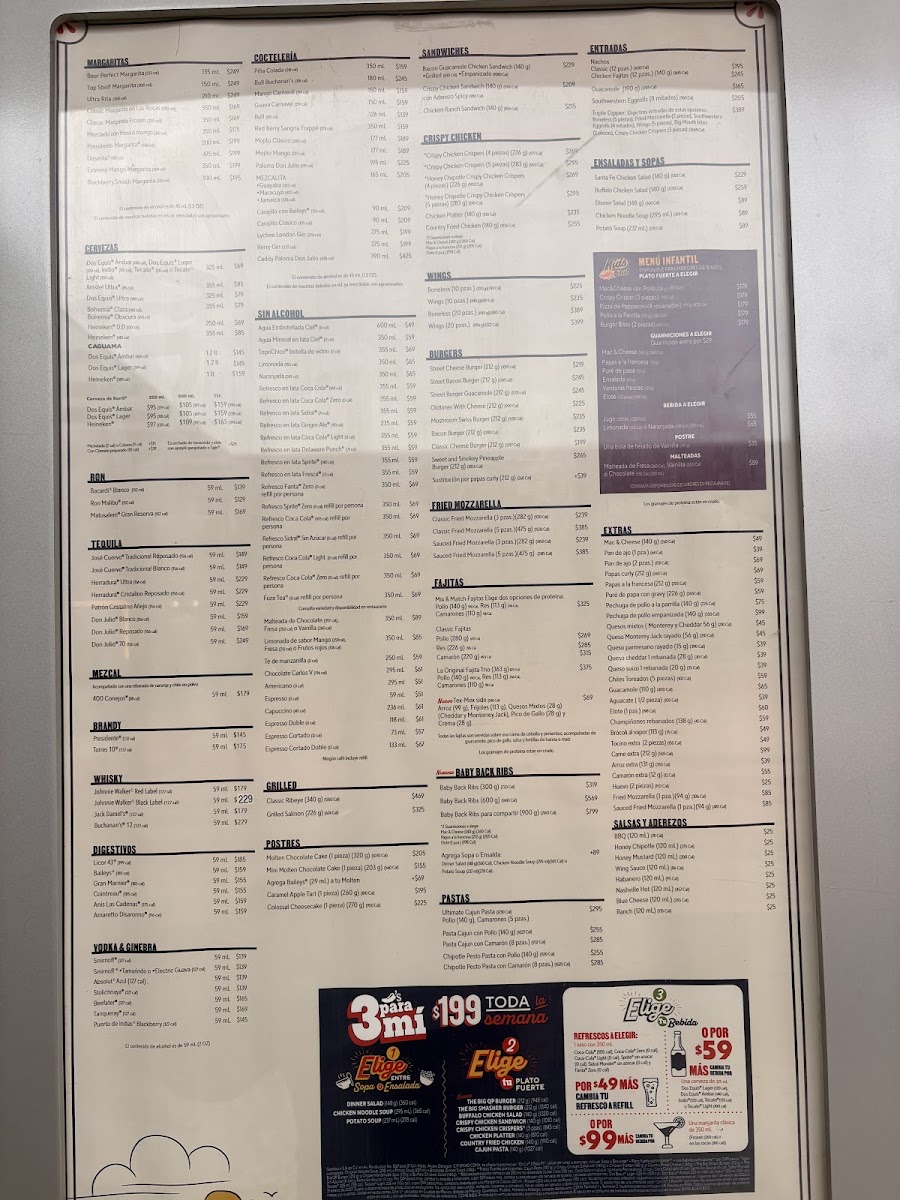 Chili's Menu