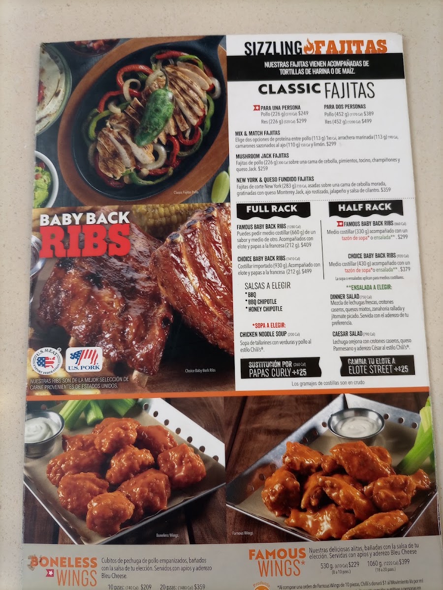 Chili's Menu Photo 9